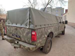 тент для військового пікапа