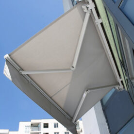Balcony terrace awning