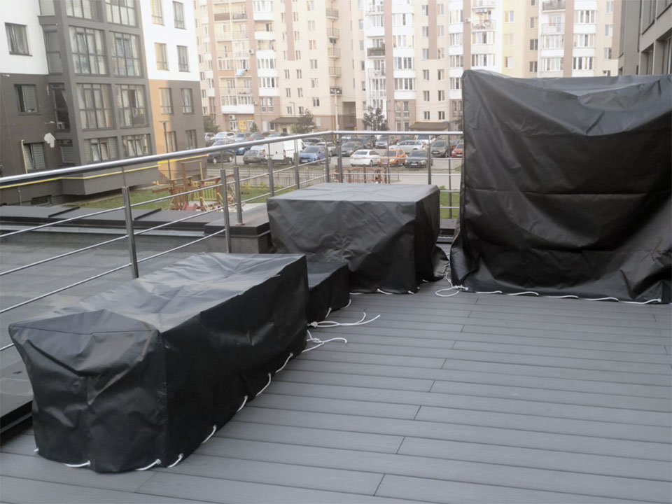 Замовити водостійкі тентові чохли з пвх для меблів