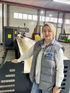 Високочастотна зварювальна машина ТВЧ FERMAKSAN TR 250 GB на виробництві Техно Тент Плюс