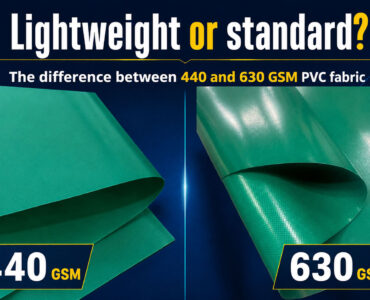 PVC Fabric 440 vs 630 g/m²: What’s the Difference and Which Weight Should You Choose?